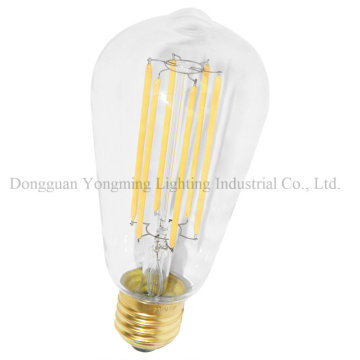 No-Dimmable St64 8W LED Bombilla